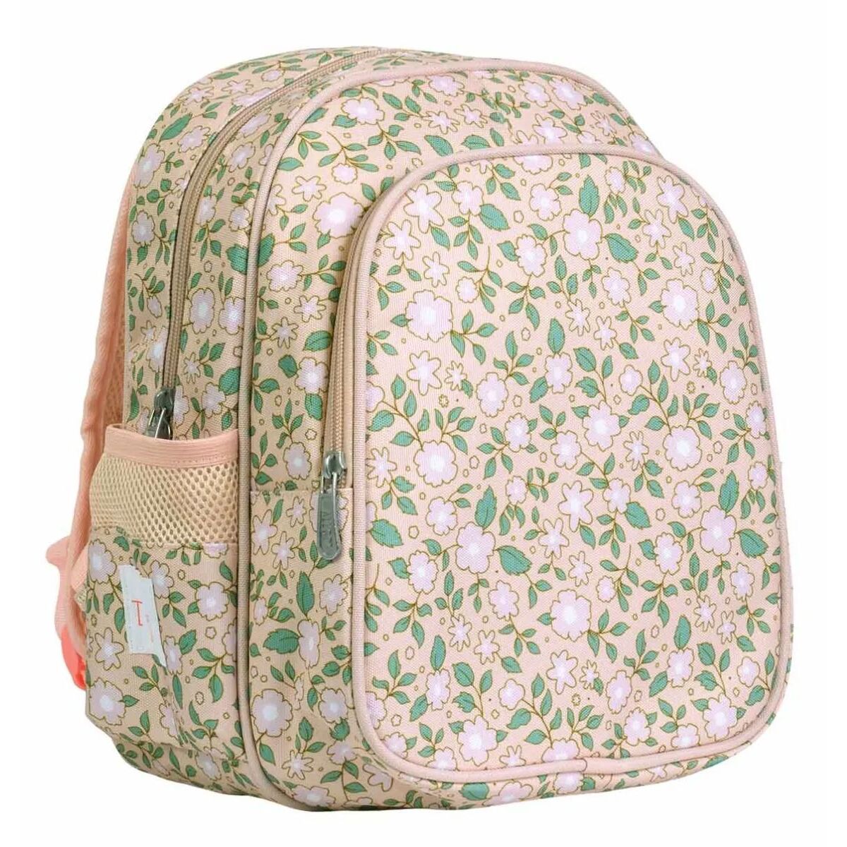 Τσάντα πλάτης με Ισοθερμική θήκη 27x32x19εκ. Blossoms Pink
